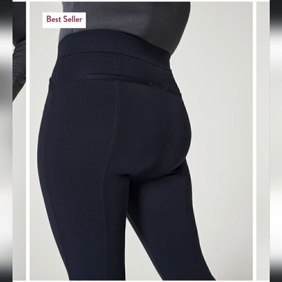 SPANX The Perfect Pant Ankle Backstream Skinny Navy Size SP - Picture 4 of 10